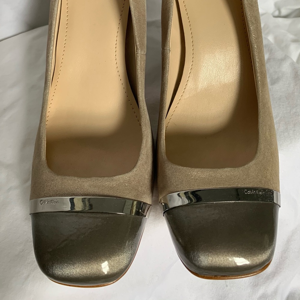 calvin klein gold shoes